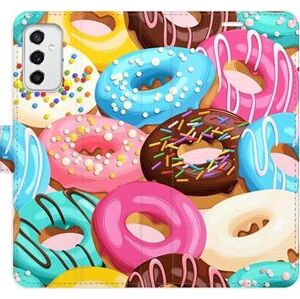 iSaprio flip puzdro Donuts Pattern 02 na Samsung Galaxy M52 5G
