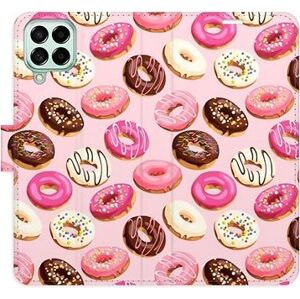 iSaprio flip pouzdro Donuts Pattern 03 pro Samsung Galaxy M53 5G