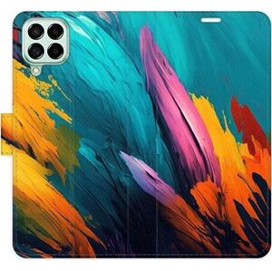 iSaprio flip puzdro Orange Paint 02 na Samsung Galaxy M53 5G