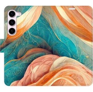 iSaprio flip pouzdro Blue and Orange pro Samsung Galaxy S23 5G