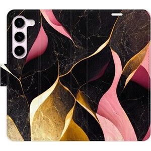 iSaprio flip pouzdro Gold Pink Marble 02 pro Samsung Galaxy S23 5G