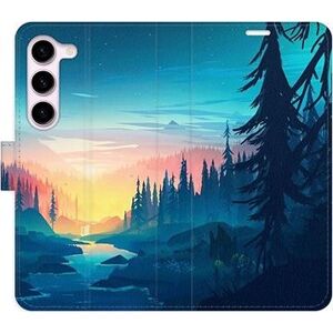 iSaprio flip pouzdro Magical Landscape pro Samsung Galaxy S23 5G