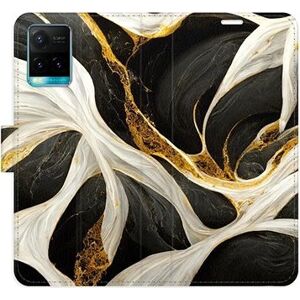 iSaprio flip pouzdro BlackGold Marble pro Vivo Y21 / Y21s / Y33s