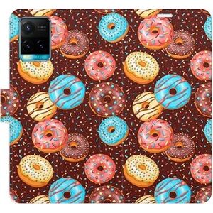 iSaprio flip puzdro Donuts Pattern na Vivo Y21/Y21s/Y33s