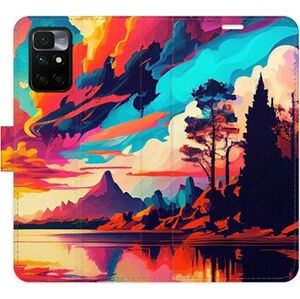 iSaprio flip pouzdro Colorful Mountains 02 pro Xiaomi Redmi 10
