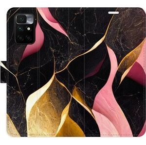 iSaprio flip puzdro Gold Pink Marble 02 pre Xiaomi Redmi 10
