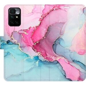 iSaprio flip puzdro PinkBlue Marble pre Xiaomi Redmi 10