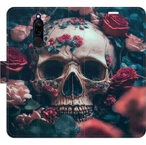 iSaprio flip pouzdro Skull in Roses 02 pro Xiaomi Redmi 8