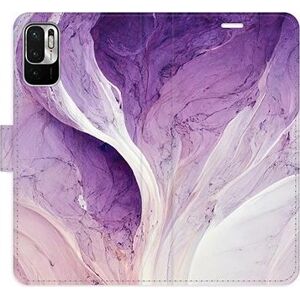iSaprio flip puzdro Purple Paint pre Xiaomi Redmi Note 10 5G