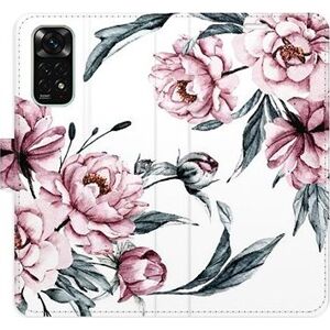 iSaprio flip pouzdro Pink Flowers pro Xiaomi Redmi Note 11 / Note 11S