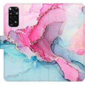 iSaprio flip pouzdro PinkBlue Marble pro Xiaomi Redmi Note 11 / Note 11S