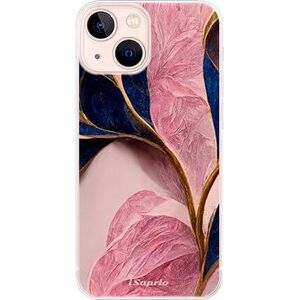 iSaprio Pink Blue Leaves pre iPhone 13 mini
