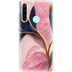 iSaprio Pink Blue Leaves pro Xiaomi Redmi Note 8