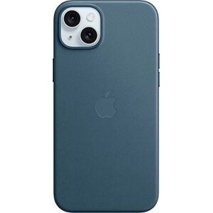 Apple iPhone 15 Plus z tkaniny FineWoven s MagSafe tichomorsky modrý