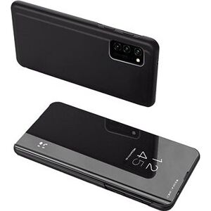 Clear View knižkové puzdro na Samsung Galaxy A52 5G/4G, čierne