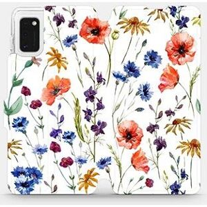 Flip puzdro na mobil Samsung Galaxy A41 – MP04S Lúčne kvety