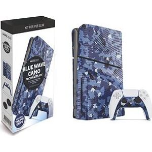 Maxx Tech PS5 Slim Faceplates Kit - Blue Wave