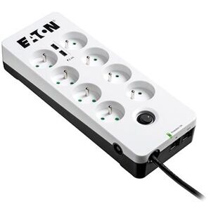 EATON Protection Box 8 USB Tel@ FR, 8 výstupov, zaťaženie 10 A, tel., 2× USB port