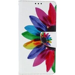 TopQ Kryt Xiaomi Redmi 9 knížkový Barevná květina 53963