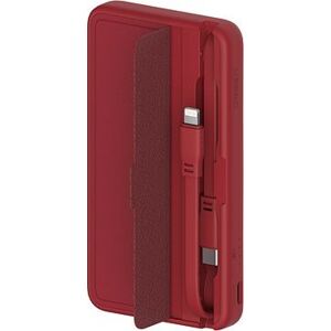 Eloop E57 10000 mAh with Lightning and USB-C Cables Red