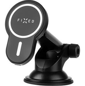 FIXED MagClick XL s podporou uchytenia MagSafe na sklo alebo palubnú dosku 15 W čierny