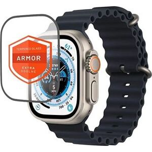 FIXED Armor s aplikátorom na Apple Watch Ultra 49 mm čierne