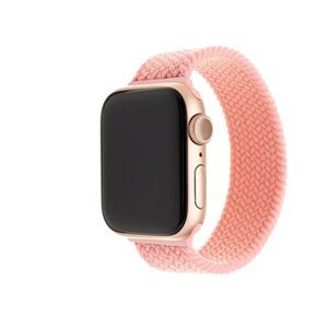 FIXED Elastic Nylon Strap pre Apple Watch 42/44/45/Ultra 49mm veľkosť L ružový