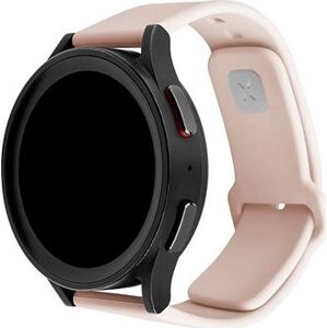 FIXED Silicone Sporty Strap s Quick Release 20mm pro smartwatch růžový