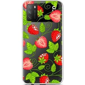 TopQ Xiaomi Poco M3 silikón Strawberries 60638