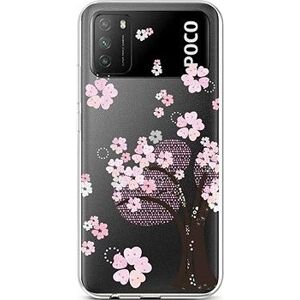 TopQ Xiaomi Poco M3 silikón Cherry Tree 60623