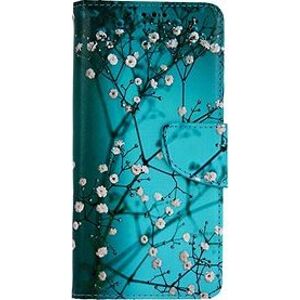 TopQ Xiaomi Poco X3 Pro knižkové Modré s kvetmi 63582