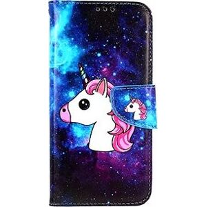 TopQ Puzdro Samsung A34 knižkové Space Unicorn 94088