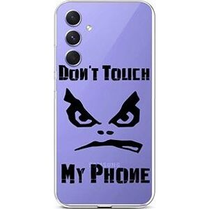 TopQ Kryt Samsung A54 5G Don't Touch průhledný 93254
