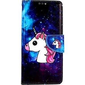 TopQ Puzdro Xiaomi Redmi Note 12 knižkové Space Unicorn 95619