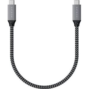 Satechi USB4 C-To-C Braided Cable 40 Gbps 25 cm – Grey