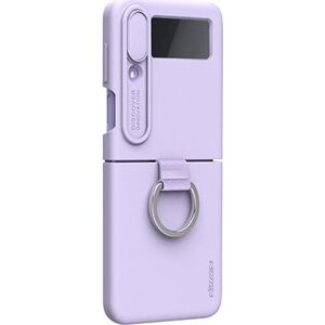 Nillkin CamShield Silky Silikónový Kryt na Samsung Galaxy Z Flip 4 5G Misty Purple