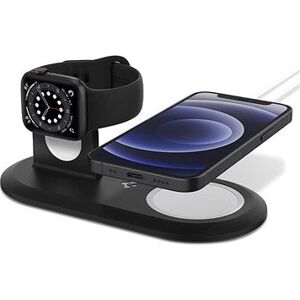 Spigen MagSafe Charger & Apple Watch stand 2 in 1 MagFit Duo Black