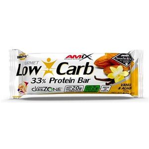 Amix Nutrition Low-Carb 33 % Protein Bar, 60 g, Vanilla-Almond