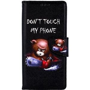 TopQ Kryt Xiaomi Redmi 9 knížkový Don´t Touch méďa 53951