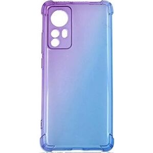 TopQ Kryt Xiaomi 12 Shock dúhový fialovo-modrý 107616