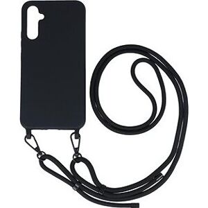 TopQ Kryt Simple Samsung A54 5G černý se šňůrkou111335