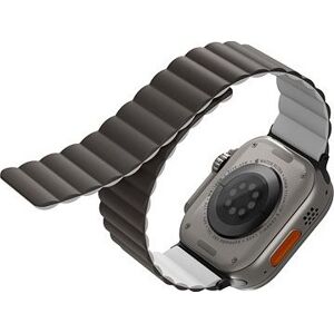 UNIQ Revix Reversible Magnetic remienok na Apple Watch 42/44/45/Ultra 49 mm sivý/biely