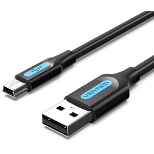 Vention Mini USB (M) to USB 2.0 (M) Cable 3 M Black PVC Type