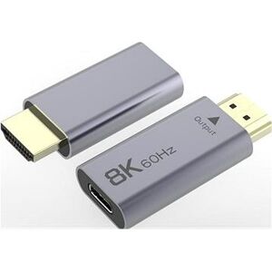 PremiumCord Adaptér USB-C na HDMI rozlišenie obrazu 8K@60Hz,4K@144Hz Aluminium