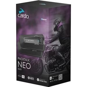 Cardo PackTalk Neo Duo intercom na motocykel pre 2 osoby