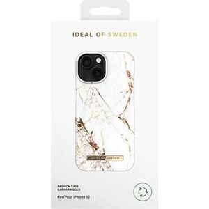 iDeal Of Sweden Ochranný kryt Fashion na iPhone 15 Carrara Gold