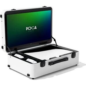 POGA Lux – PlayStation 5 cestovný kufor s LED monitorom – biely